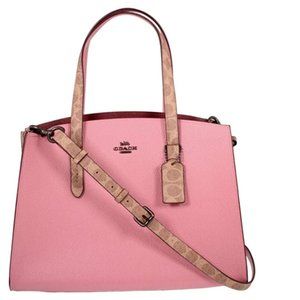 Ladies Medium Two Tone Leather Shoulder bag